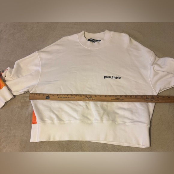 Palm Angels Fire Starter Crew Neck Pull Over Sweatshirt Men Size Medium Y2K Rare - Picture 5 of 6